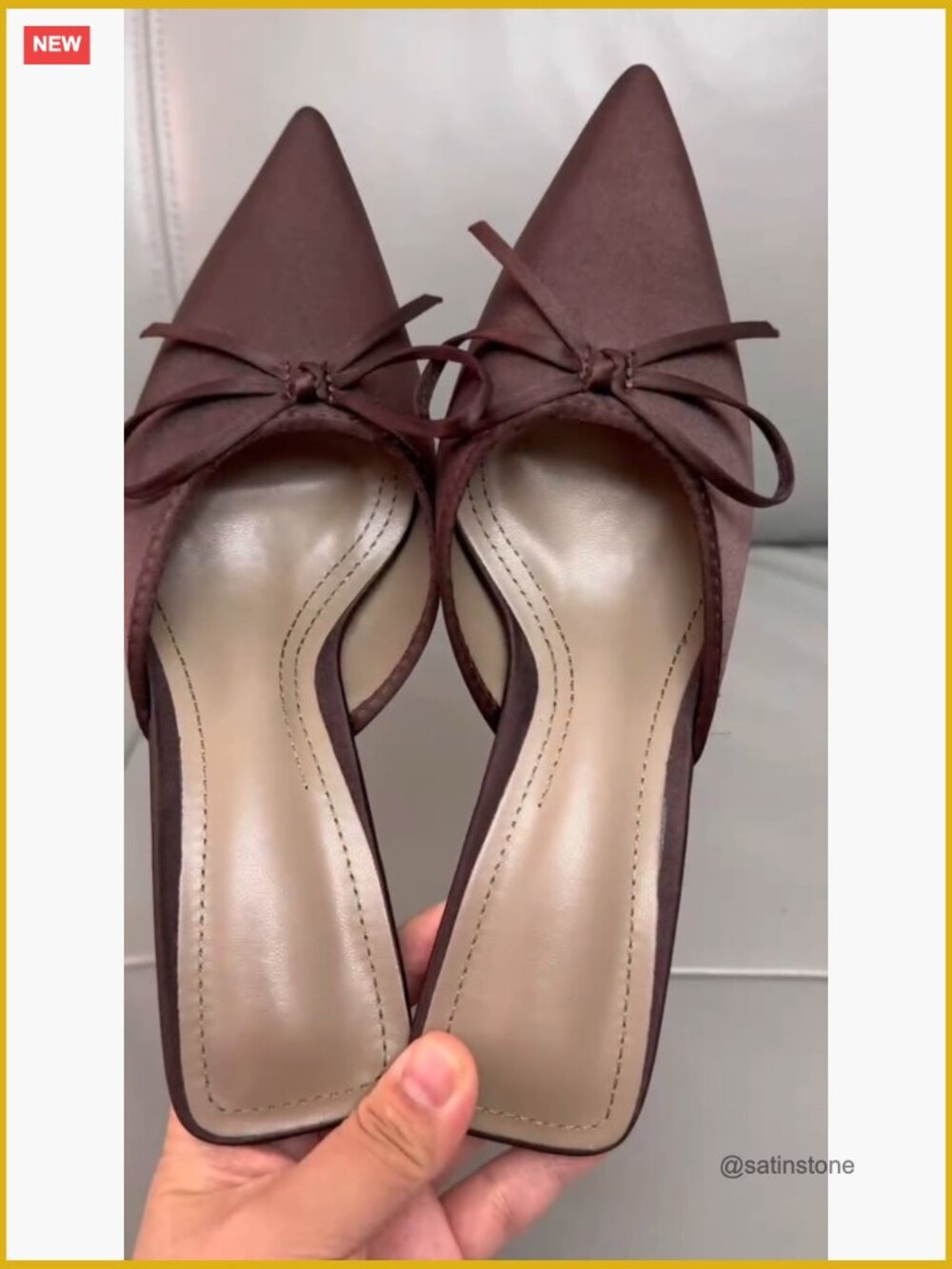 Kitten Heel Bow Mules for Women Slip On Backless Low Heel Pumps - Picture 7 of 7
